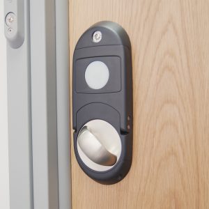 Electronic Integrated Override Locksets