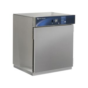 Warming Cabinet single compartment, countertop, two shelves with stainless steel door