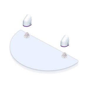 CLIK Load Release Semi Circular Shelf