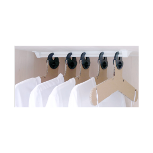 J-Trac Anti-Ligature Wardrobe Rail and Clothes Hanger System