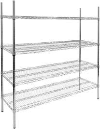 Chrome Wire Shelving